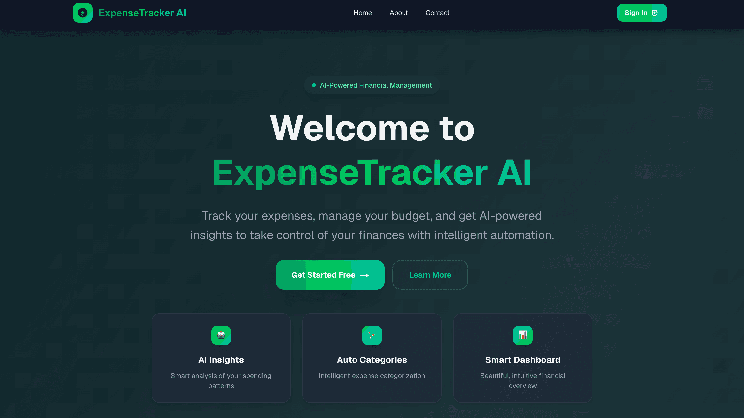 Expenses Tracker AI